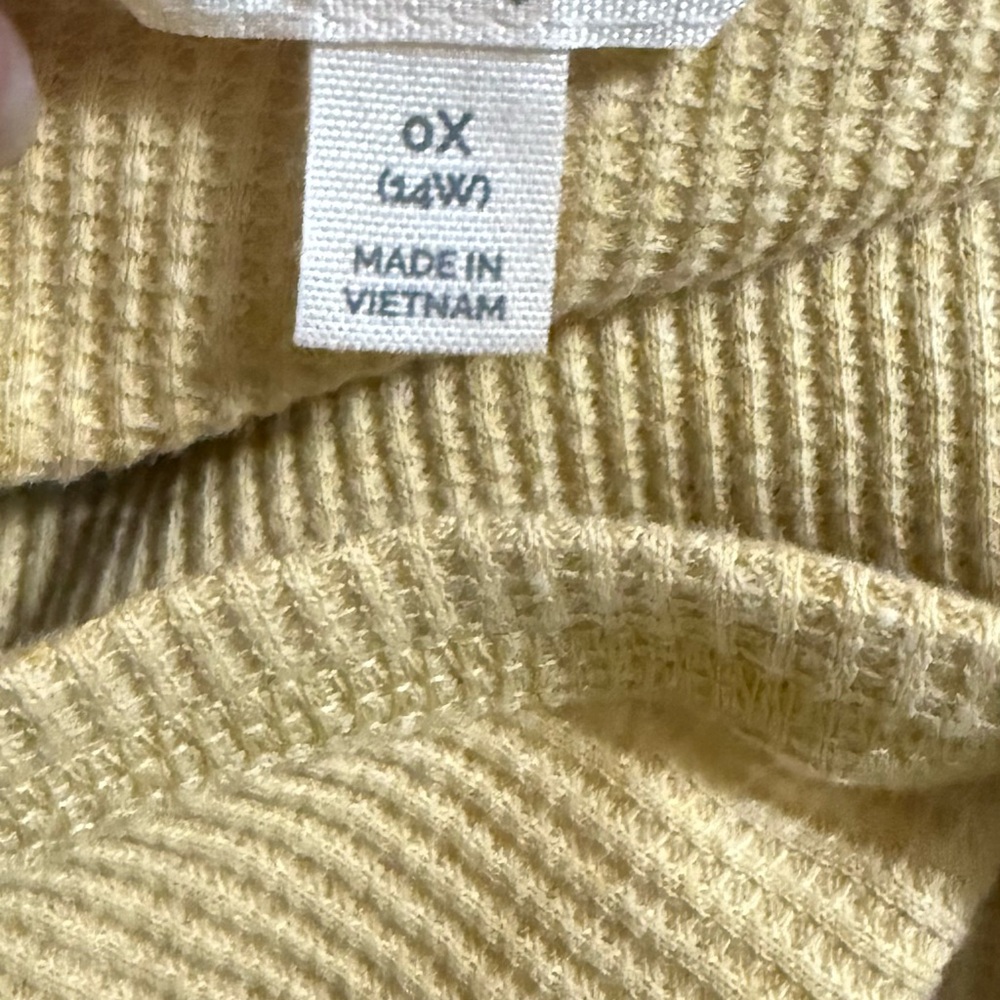 Yellow Button-Front Sweater - Picture 8 of 11